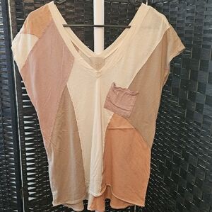 Chaser Colorblock V-Neck Tee